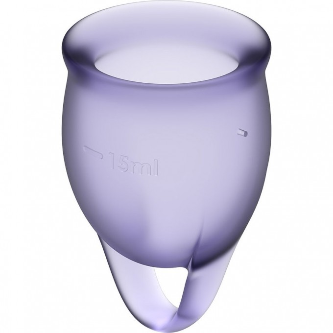 Набор менструальных чаш, 2шт SATISFYER FEEL CONFIDENT MENSTRUAL CUP LILLA J1762-4