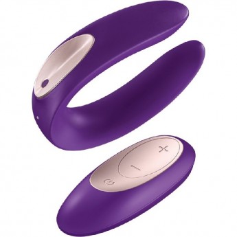 Вибромассажер скобка для пар SATISFYER PARTNER PLUS REMOTE