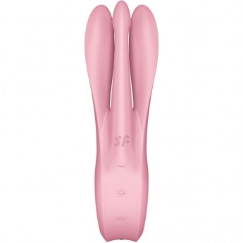 Вибростимулятор SATISFYER Threesome 1 , розовый