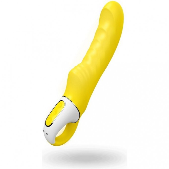 Яркий вибромассажер с ребрышками SATISFYER VIBES YUMMY SUNSHINE EE73-879-1017